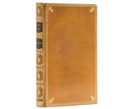 Keats (John) Lamia, Isabella, The Eve of St. Agnes, and other Poems, first edition, lacking half-title and advertisement leav