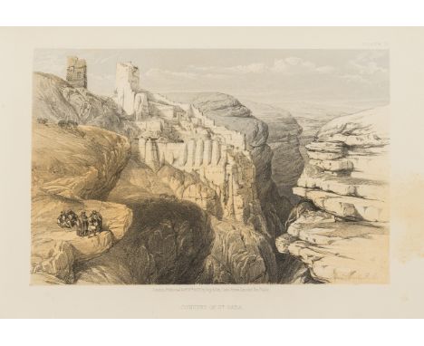 Levant.- Roberts (David) The Holy Land, 6 vol. in 3, tinted lithographed portrait frontispiece, 6 tinted lithographed titles,