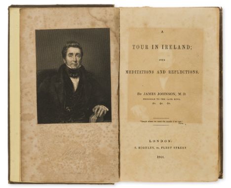 Ireland.- Johnson (James) A Tour in Ireland, first edition, engraved frontispiece, slightly stained in one corner, foxed, tit