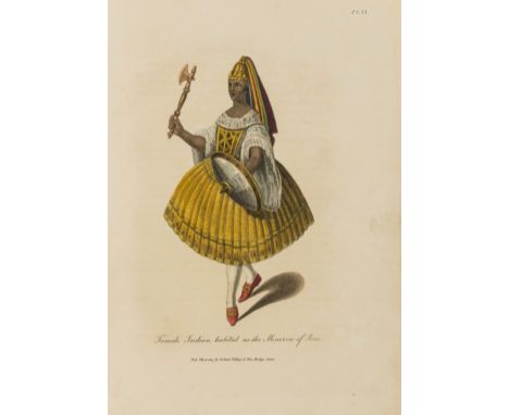 Americas.- Skinner (Capt. Joseph) The Present State of Peru, first edition, 20 hand-coloured stipple-engraved plates, tissue 