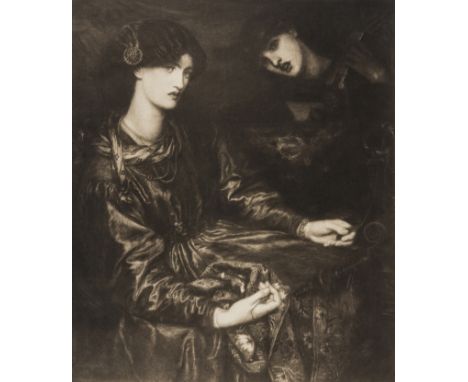 Pre-Raphaelites.- After Dante Gabriel Rossetti (1828-1882) A group of 11 works after drawings and paintings, platinum prints,