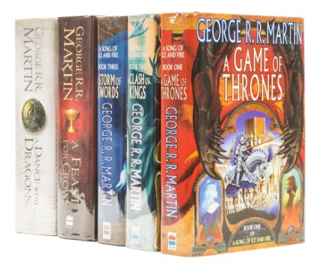 Martin (George R. R. ) [A Song of Ice and Fire], 5 vol., first editions, comprising A Game of Thrones, 1996; A Clash of Kings