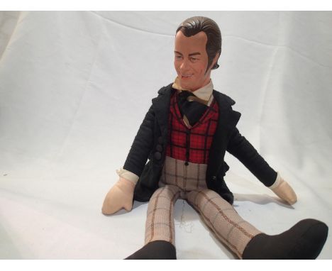 Mattel Dr Doolittle, circa 1967 Rex Harrison soft plastic head with fabric body, fitted with pull cord sound box, not working