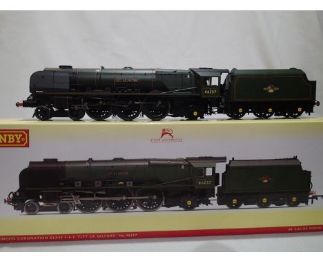 OO scale Hornby R3856 City of Salford, 46257, Green Late Crest, in excellent condition, no detail pack, no paperwork, box has