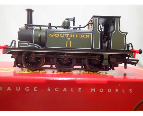 OO scale Hornby R2100 Terrier, no 11, Southern Green, in excellent condition, no paperwork, box has wear. UK P&amp;P Group 1 