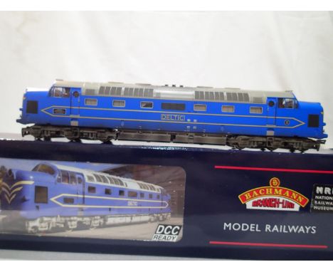 OO scale Bachmann 32-521 NRM Deltic Prototype, Weathered, in excellent condition, missing buffers, wear to  box. UK P&amp;P G