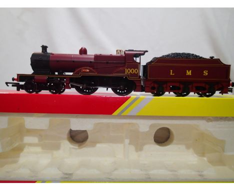 OO scale Hornby R3063, compound, LMS Maroon 1000, in excellent condition, but Robert nameplates fitted/glue marks, no paperwo