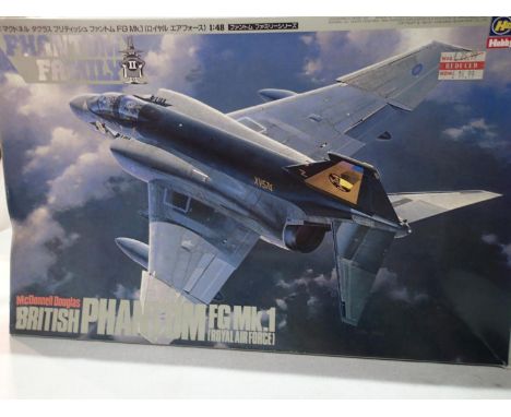 Hasegawa British Phantom FG MK1 Royal Air Force. UK P&amp;P Group 1 (£16+VAT for the first lot and £2+VAT for subsequent lots