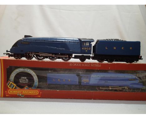 OO scale Hornby R372, class A4, Seagull, 4902, Blue L.N.E.R in excellent condition, no paperwork, box is fair. UK P&amp;P Gro