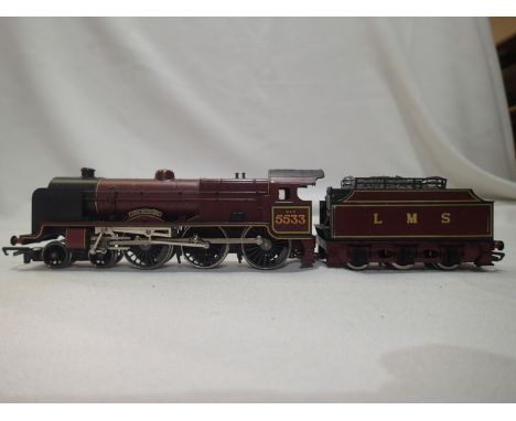 OO scale Hornby Lord Rathmore, 5533, LMS Maroon, in very good to excellent condition, unboxed. UK P&amp;P Group 1 (£16+VAT fo