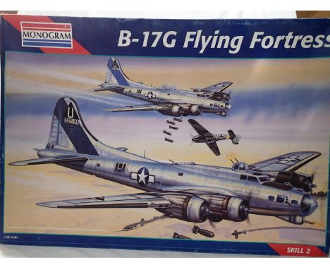 Monogram B-17G Flying Fortess. UK P&amp;P Group 1 (£16+VAT for the first lot and £2+VAT for subsequent lots) 