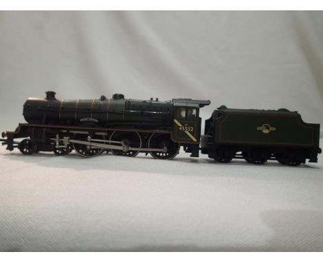 OO scale Bachmann Silver Jubilee 4552, Green, Late Crest in excellent condition, unboxed. UK P&amp;P Group 1 (£16+VAT for the
