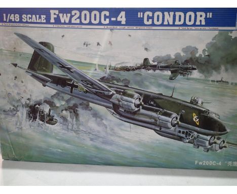 Trumpeter- FW200 C-4 Condor. UK P&amp;P Group 1 (£16+VAT for the first lot and £2+VAT for subsequent lots) 