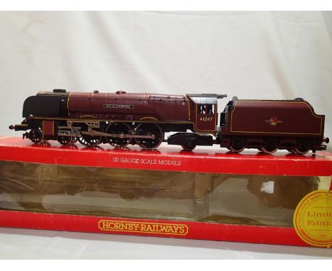 OO scale Hornby R194 City of Liverpool, 46247, BR Marron, Late Crest in excellent condition, no paperwork, box is fair. UK P&