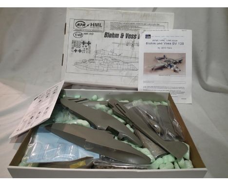 M.P.M hand made limited resin kit Blohm and Voss BV 138 CI. UK P&amp;P Group 1 (£16+VAT for the first lot and £2+VAT for subs
