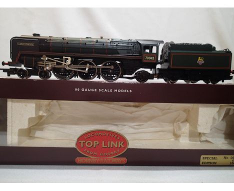 OO scale Hornby R2010 Britannia class, Lord Roberts, 70042, Green Early Crest, in excellent condition, limited edition 0568/1