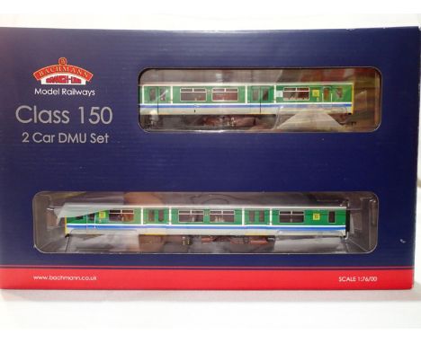 OO scale Bachmann 32-937, class 150 two car DMU Centro Livery, in near mint condition, wear to box, no paperwork. UK P&amp;P 