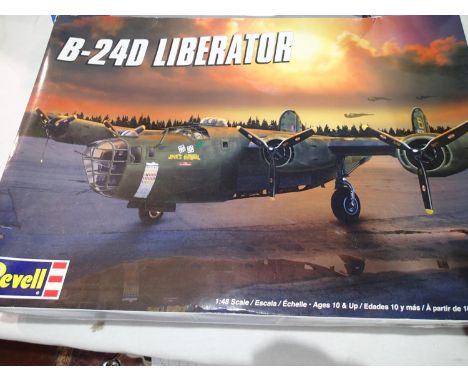 Revell B-24D Liberator. UK P&amp;P Group 1 (£16+VAT for the first lot and £2+VAT for subsequent lots) 