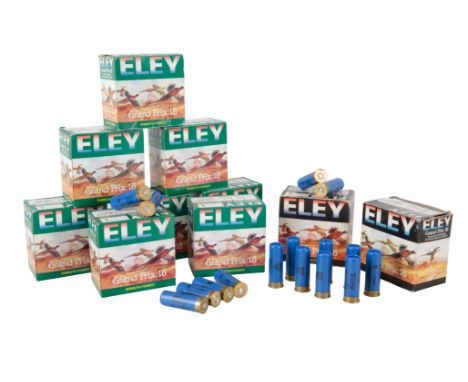 250 ELEY 16 BORE CARTRIDGES eight boxes of Bismuth shot; and two boxes of Bismuth Forest (old shop stock) (250)*Note: The buy