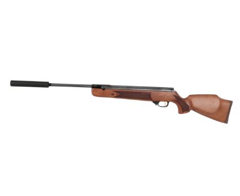 WEIHRAUCH HW 90 K .177 AIR RIFLE with synthetic walnut stock, 114cm long (old shop stock), with original Weihrauch tag and ma