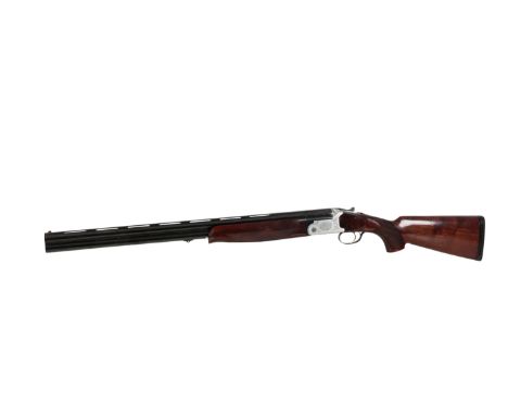 *FABARM "EURALFA 2000" 12BORE O/U SHOTGUN with ejector, synthetic walnut stock and forend, single trigger, rose and scroll en