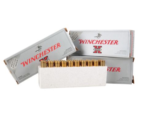 *80 ROUNDS OF 223 WINCHESTER SUPER SHORT MAGNUM AMMUNITION (old shop stock) (80)*Note: The Buyer must provide a valid UK Fire