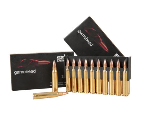 *60 ROUNDS OF SAKO 223 REM GAMEHEAD CARTRIDGES softpoint 3-56grams 55GR (old shop stock) (60)*Note: The Buyer must provide a 