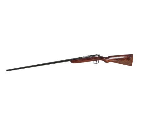 *WEBLEY .410 BOLT ACTION RIFLE with walnut stock, and steel trigger guard, barrel length 25"*Note: The Buyer must be over the