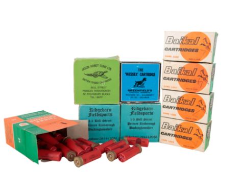 *185 MIXED 12 BORE CARTRIDGES including Baikal; Jason Abbot Guns Ltd; Three Crowns Cartridges; the "Wessex" Cartridge by Gree