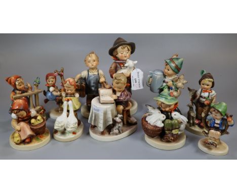 Collection of eleven Hummel figurines.  (11)  (B.P. 21% + VAT) 
