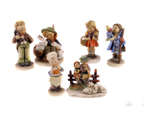 Hummel figures, a good collection of 20 figures of Goebel design including "Hummel club" exclusive editions.