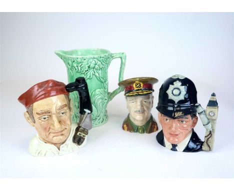Royal Doulton character jugs comprising 'The Compleat Angler' to commemorate the three hundredth anniversary of the 'Compleat