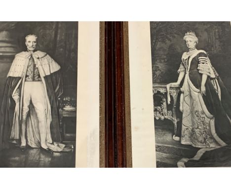 Pair of portrait prints of 2nd Viscount Halifax and his wife Agnes and five other portrait prints (6) - Condition Report 