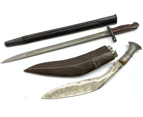 World War I Remington P 17 bayonet, the blade marked U.S. 1918, the scabbard inscribed 'G.G. Bussey &amp; Co 1916 blade lengt