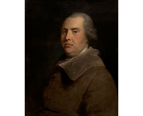 Circle of George Stubbs (1724-1806) Portrait of a Gentleman, traditionally thought to be John Wasteal, stables manager to the