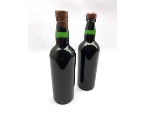 Two bottles of Fonseca's Vintage Port 1966 - Condition Report 