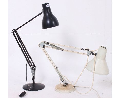 2 vintage Industrial style anglepoise lamps to include Herbert Terry type etc