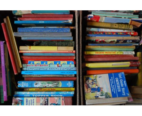 CHILDREN'S BOOKS: A large and varied collection of assorted vintage children's books and annuals - to include Rupert annuals,