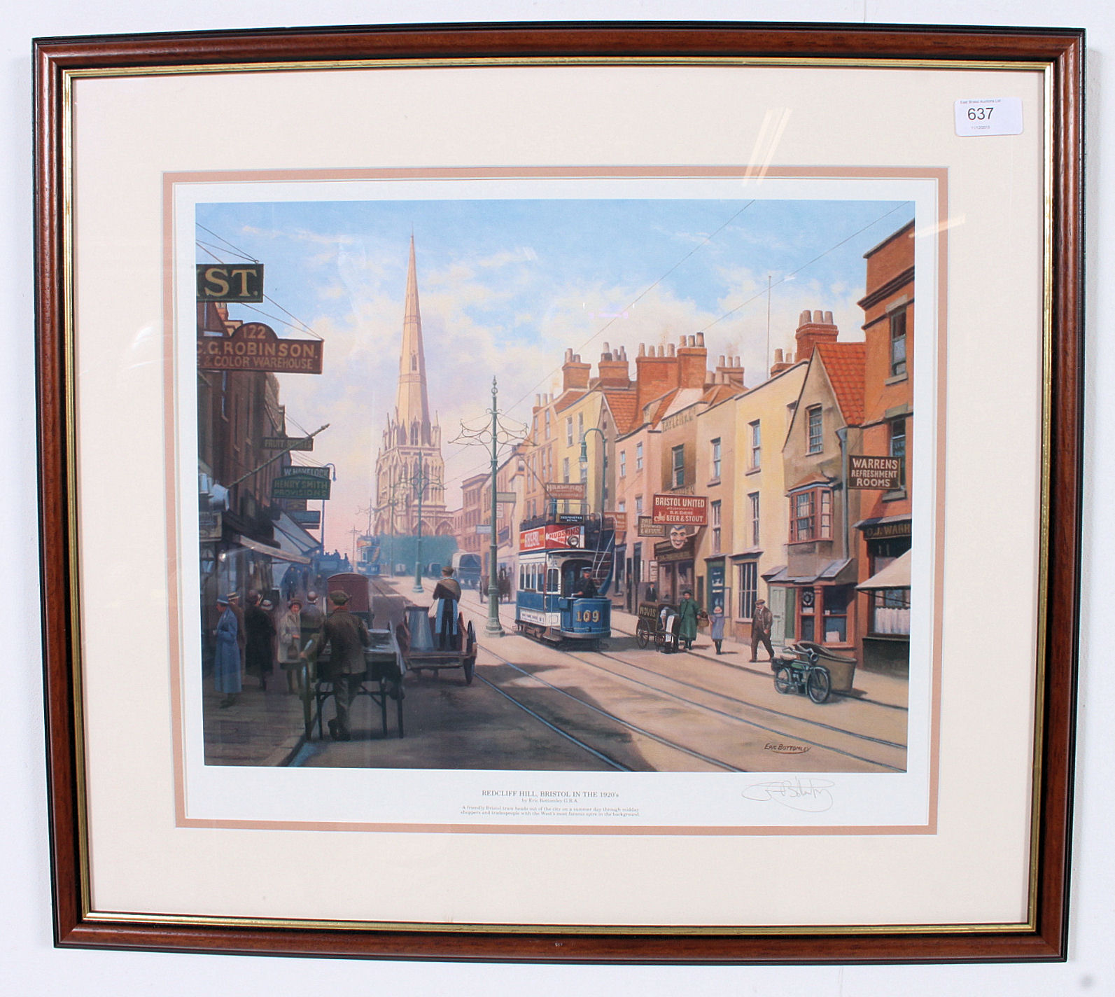 Eric Bottomley - original limited edition signed print of Redcliffe ...