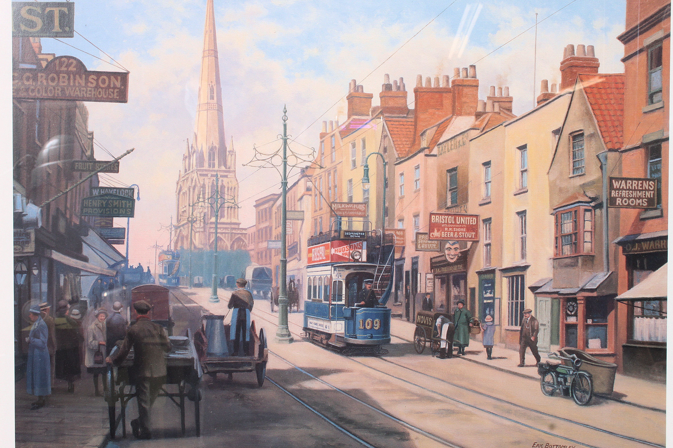 Eric Bottomley - original limited edition signed print of Redcliffe ...