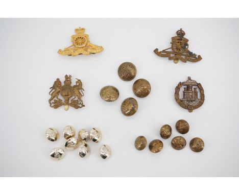 Sundry British Army cap badges etc.
