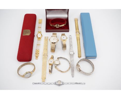 A quantity of vintage wrist watches, including Smiths, Rotary, Everite, Sekonda, Oris and Limit