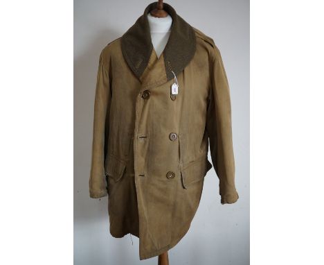 A Second World war US Army jeep coat.