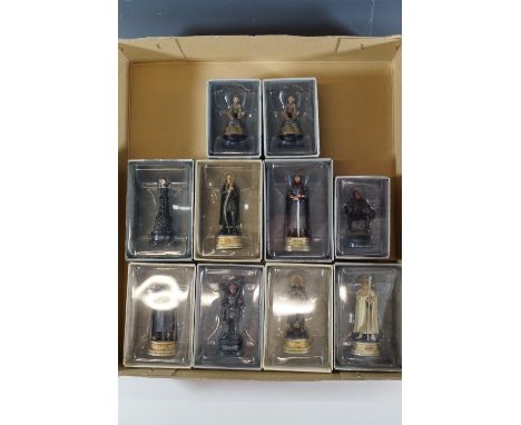 Ten Eaglemoss die-cast Lord of the Rings figures