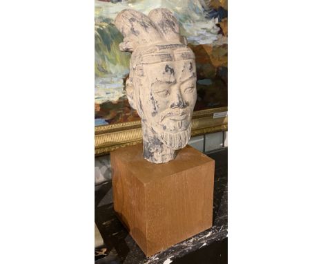 TERRACOTTA ARMY BUST - 43 CMS (H) APPROX