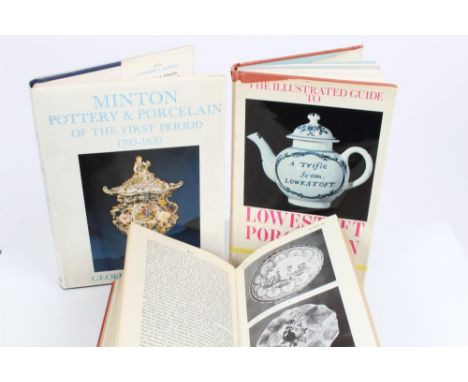 Books - An Illustrated Guide to Lowestoft Porcelain, by Geoffrey Godden, Minton Pottery and Porcelain of the First Period 179