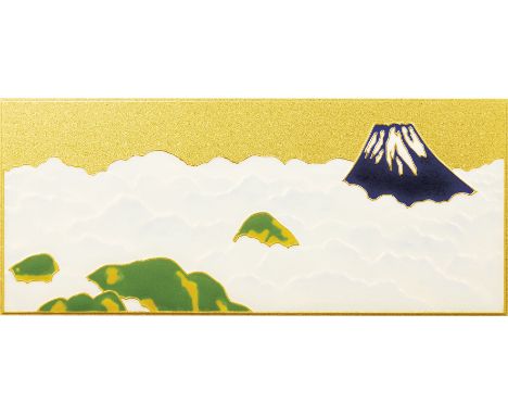日本 (Japan) / 七宝章牌 群青富士(金ﾒｯｷ仕上げ) 純銀ﾒﾀﾞﾙ 平成25年(2013年) / 未使用 / Ultramarine Mt. Fuji Pure Silver Medallion Gold Gilt / UNC / 約240