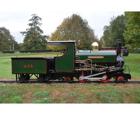 A well-engineered 10 ¼ inch gauge model of a Ffestiniog Type Hunslet saddle tank narrow gauge quarry engine ‘Barbara Curwen’ 