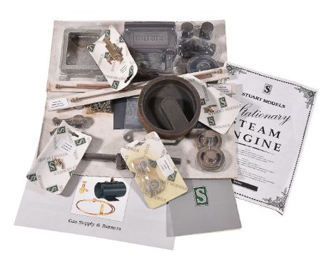 An un-machined set of castings to build a Stuart Turner 'Sirius' live steam marine engine, replacement cost £349.