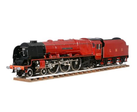 A fine exhibition quality 5 inch gauge model of a London Midland and Scottish 4-6-2 Duchess of Atholl tender locomotive, rece